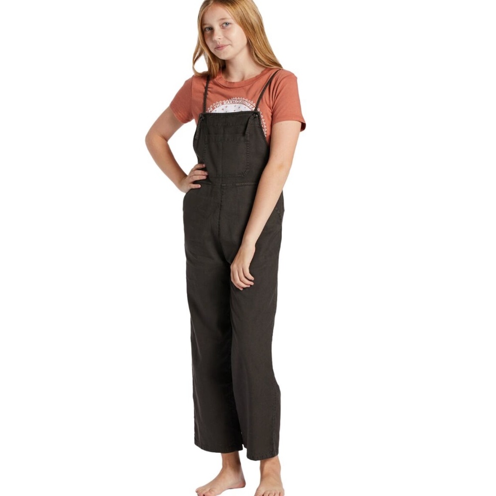Billabong Play it Cool Overalls Girls Medium 10  NWT